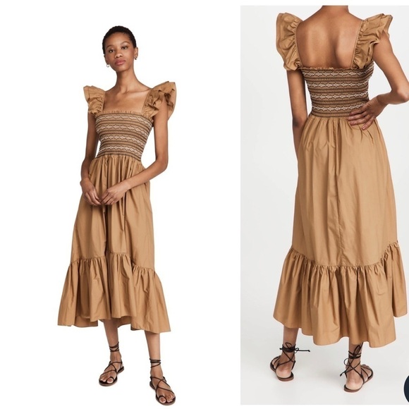 Cara Cara Dress NWT Ruby Dress in Khaki Mixed New XL - Picture 5 of 12